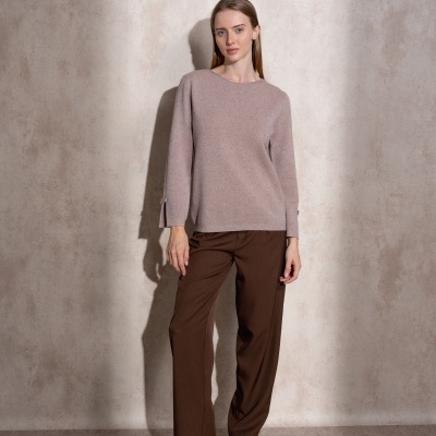 Camisola de malha com decote redondo SMF