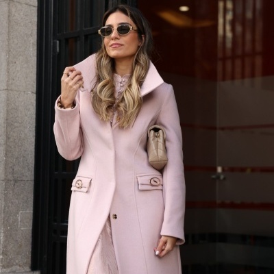 Casaco comprido com detalhes metálicos Scripta