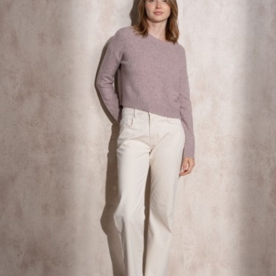 Camisola de malha com decote redondo SMF