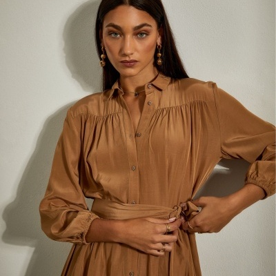 Vestido camiseiro Lion of Porches