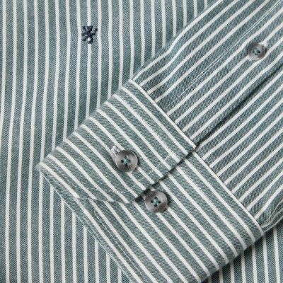 Camisa regular fit às riscas Lion Of Porches