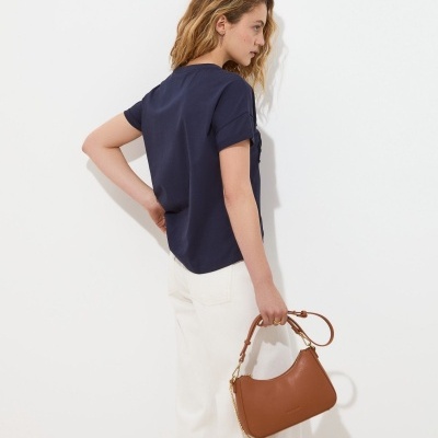 T-shirt com bordado em relevo Decenio