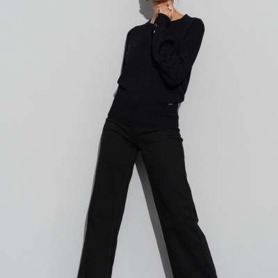 Camisola de malha com mangas abalonadas Ferrache