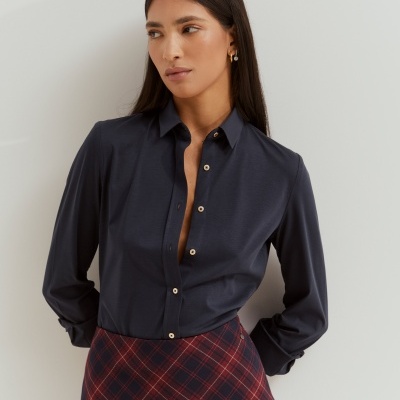 Camisa de malha de algodão Lion of Porches