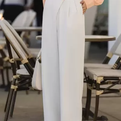 Calças botão gold  SPACCIO by Cristina