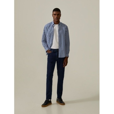 Calças de ganga slim fit lavagem escura Decenio