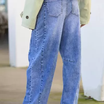 Jeans Wide Leg Estruturadas SPACCIO BY CRISTINA