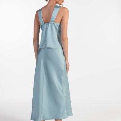 Saia comprida acetinada Ana Sousa