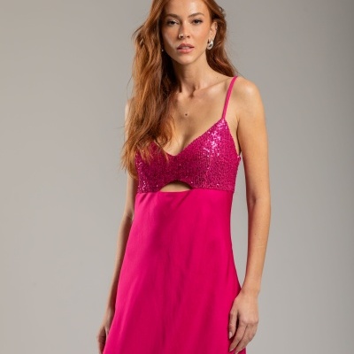 Vestido longo Swallow