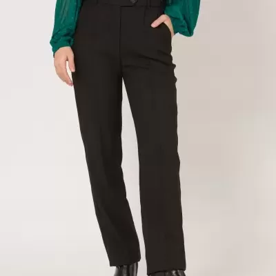 Calça com fibras metalizadas Naf Naf