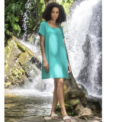 Vestido curto fluído Scusi