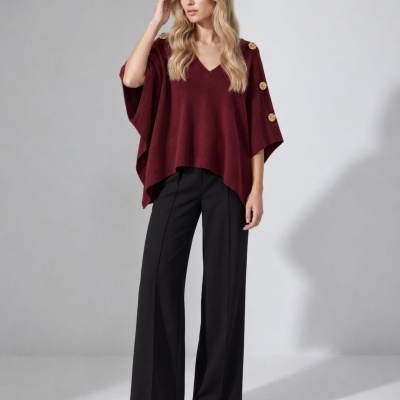 Camisola de malha com aplicações SMF