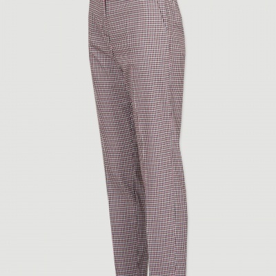 Calças cinto elástico quadrados Ferrache