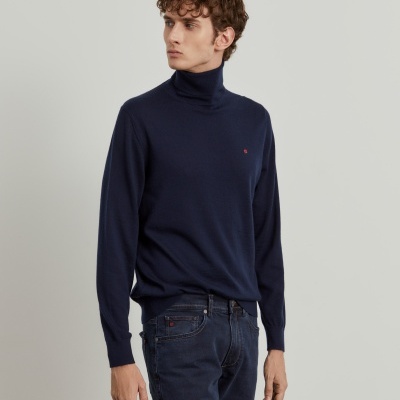 Calças denim regular fit Lion of Porches