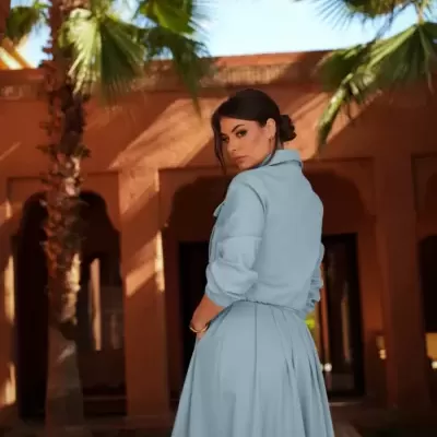 Saia midi fluida SPACCIO by Cristina