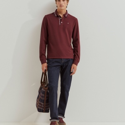 Polo de manga comprida Lion of Porches