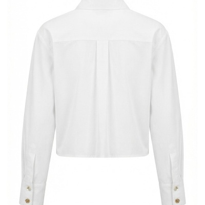 Blusa lisa com logo SCRIPTA