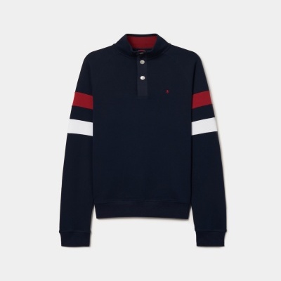 Sweatshirt de manga comprida com riscas Lion of Porches