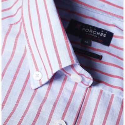 Camisa Slim Flit Lion Of Porches