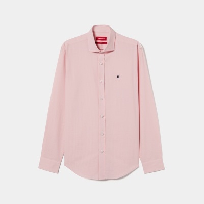 Camisa slim fit seersucker Lion of Porches