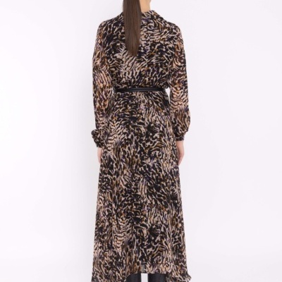 Vestido camiseiro comprido Arggido