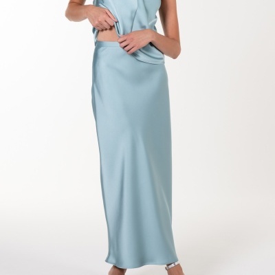 Saia comprida acetinada Ana Sousa