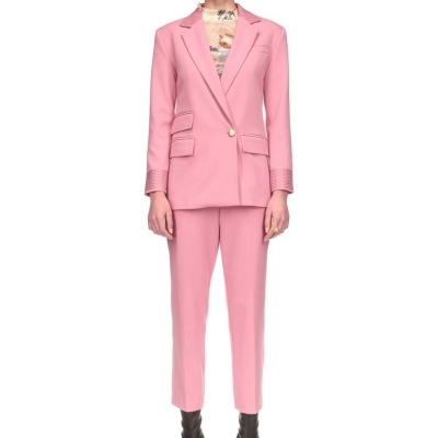 Calças retas de fato Sahoco