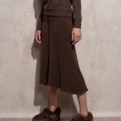 Saia de malha com risca SMF