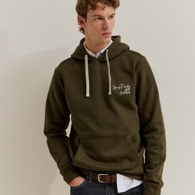 Sweater com capuz Lion of Porches