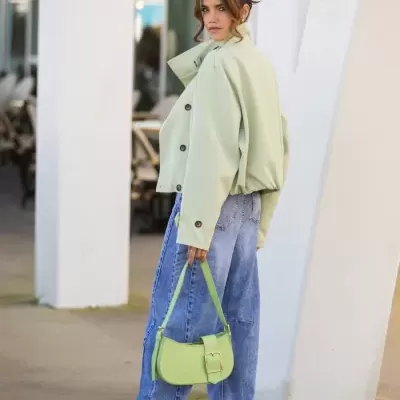 Jeans Wide Leg Estruturadas SPACCIO BY CRISTINA