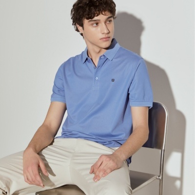 Polo regular fit manga curta Lion of Porches