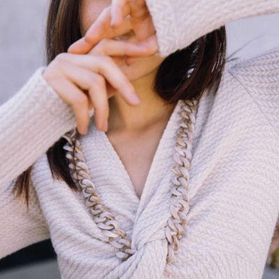 Camisola malha em trança Swallow