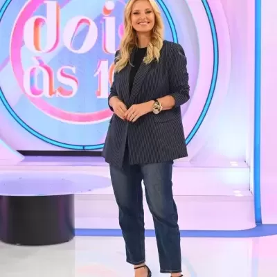Conjunto fato 3 peças: Blazer + calças + colete Spaccio by Cristina