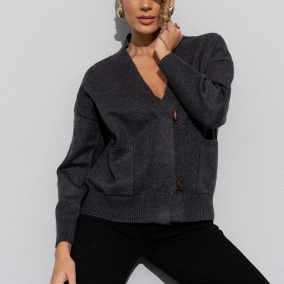 Casaco de malha com bolsos frontais Ferrache