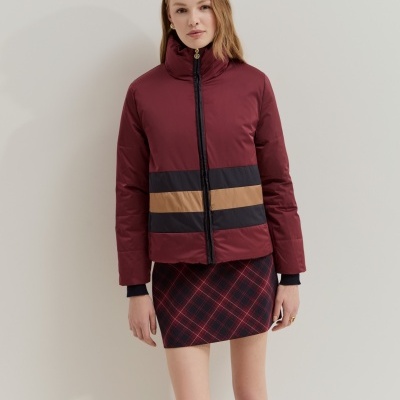 Blusão reversível com contraste de cores Lion of Porches