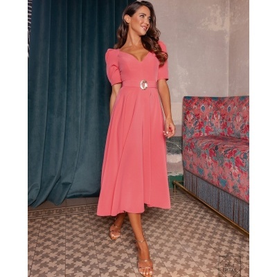 Vestido Midi Flare Moncho Heredia