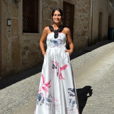 Vestido Amelie comprido Swallow