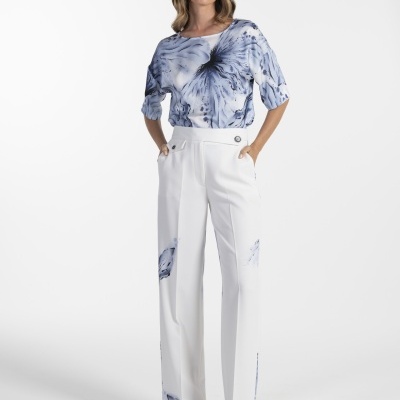 CALÇAS DE FATO ESTAMPADO ANA SOUSA