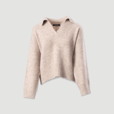 Polo de malha com lã Ferrache