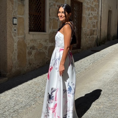 Vestido Amelie comprido Swallow