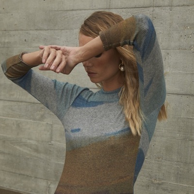 VESTIDO ESTAMPADO EM MALHA SAHOCO