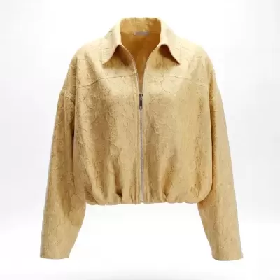 Casaco Bomber em Renda Sahoco