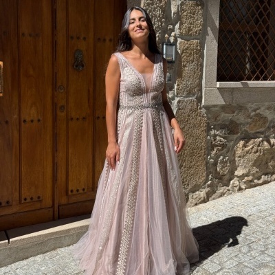 Vestido cerimónia longo Carla Ruiz