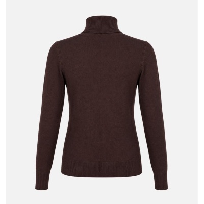 Camisola de malha básica de gola alta com logo Scripta