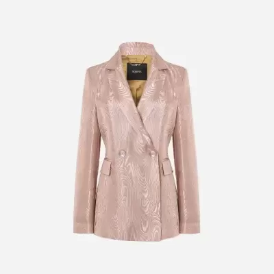 Blazer em tecido estampado Scripta