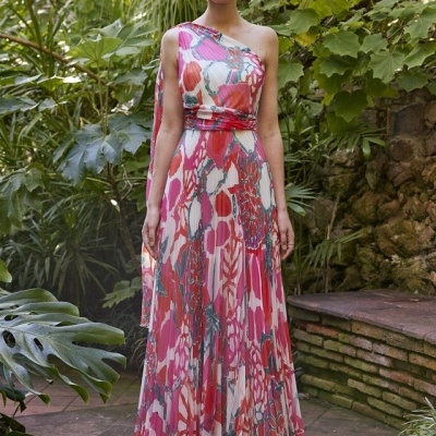 VESTIDO LONGO ASSIMÉTRICO CARLA RUIZ