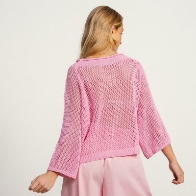 Camisola de malha com decote redondo SMF