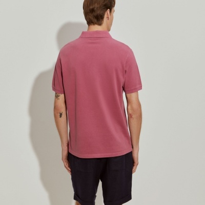 Polo piqué regular fit de algodão Lion of Porches