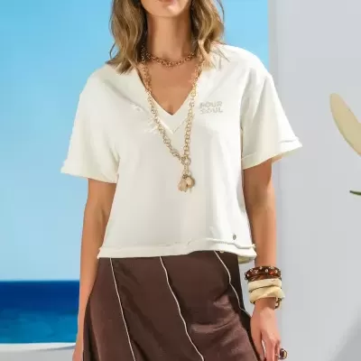 T-SHIRT FELPA FOURSOUL