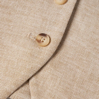 Colete em linho e algodão Lion of Porches